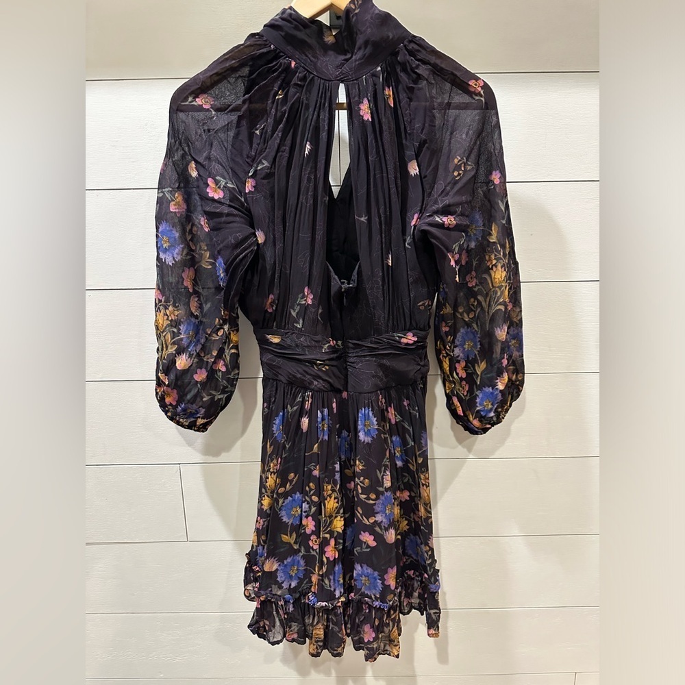 Anthropologie Floral Dress- size 10P - Picture 6 of 8